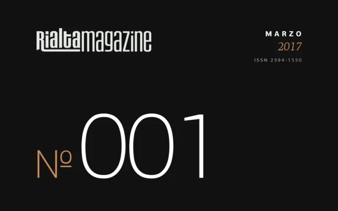 Rialta Magazine, Núm. 1, marzo 2017