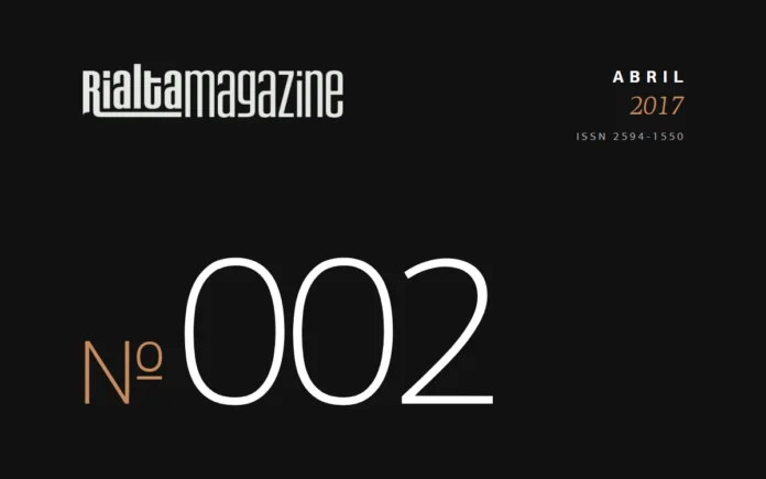 Rialta Magazine, Núm. 2, abril 2017