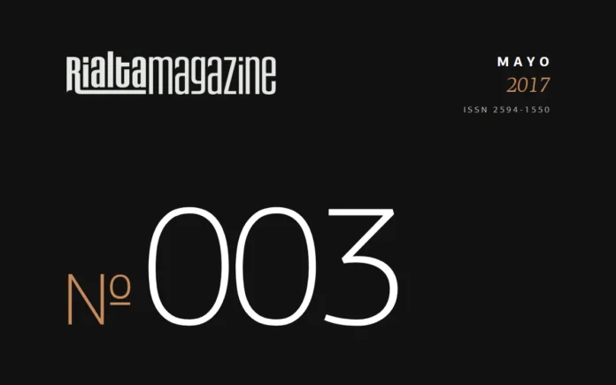 Rialta Magazine, Núm. 3, mayo 2017