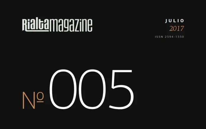 Rialta Magazine, Núm. 5, julio 2017