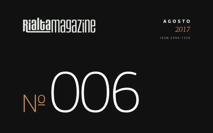 Rialta Magazine, Núm. 6, agosto 2017