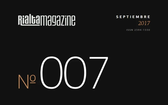 Rialta Magazine, Núm. 7, septiembre 2017