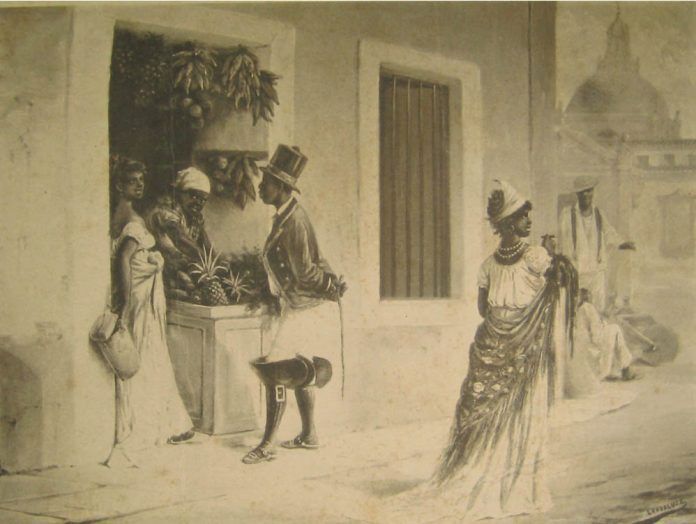 Víctor Patricio Landaluze: Mulata de rumbo, 1881