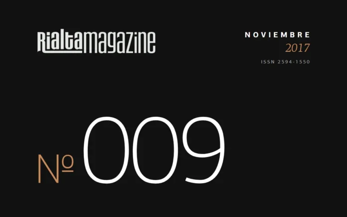 Rialta Magazine, Núm. 9, noviembre 2017