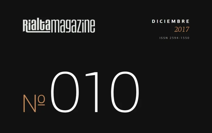 Rialta Magazine, Núm. 10, diciembre 2017