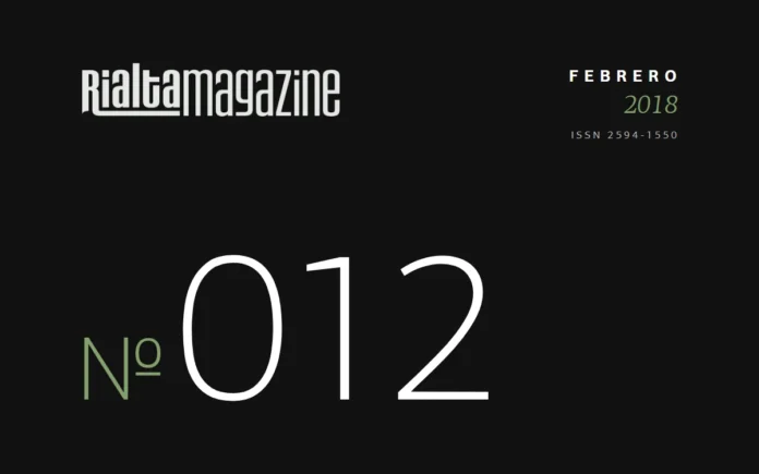 Rialta Magazine, Núm. 12, febrero 2018