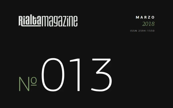 Rialta Magazine, Núm. 13, marzo 2018