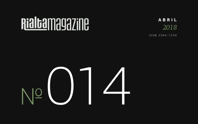 Rialta Magazine, Núm. 14, abril 2018