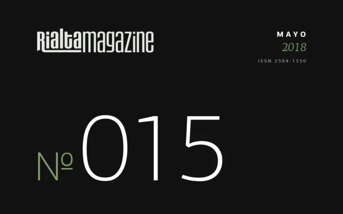 Rialta Magazine, Núm. 15, mayo 2018
