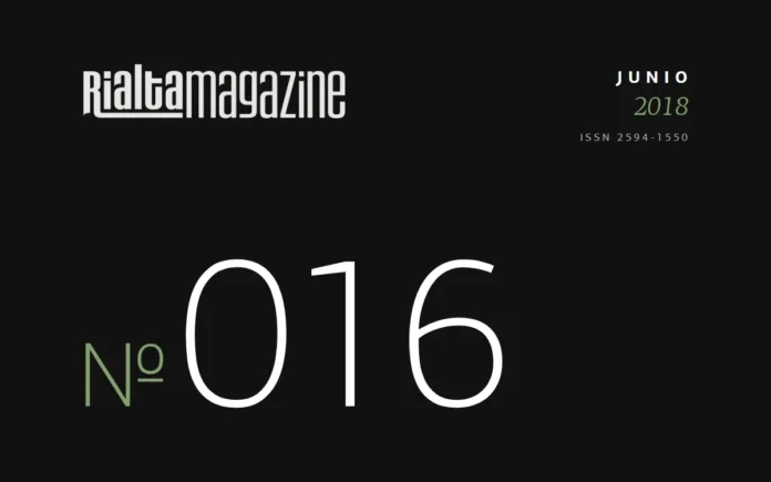 Rialta Magazine, Núm. 16, junio 2018
