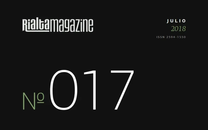 Rialta Magazine, Núm. 17, julio 2018