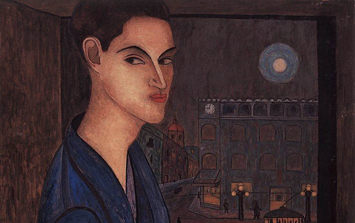Retrato de Salvador Novo’ detalle Manuel Rodríguez Lozano 1924 | Rialta