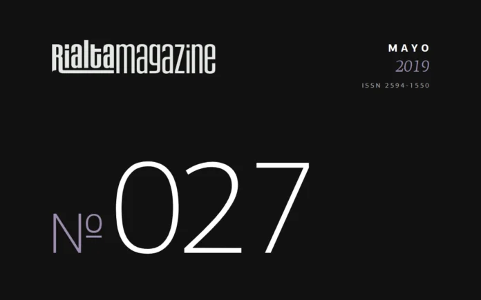 Rialta Magazine, Núm. 27, mayo 2019