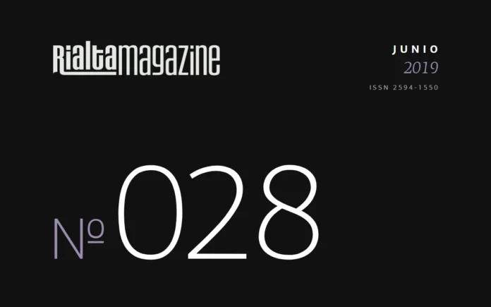 Rialta Magazine, Núm. 28, junio 2019