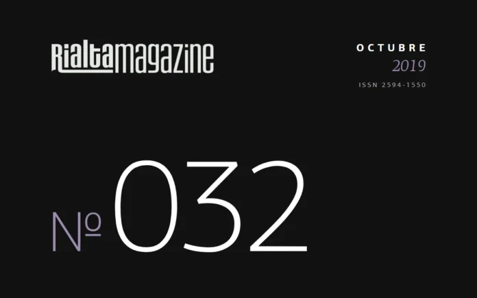 Rialta Magazine, Núm. 32, octubre 2019
