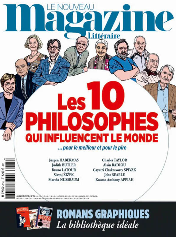 Le Nouveau Magazine Litteraire dedica un dossier a presentar los diez filosofos contemporaneos mas influyentes | Rialta