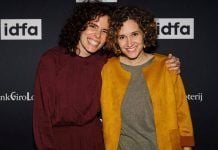 Patricia Pérez izquierda y Heidi Hassan en el Festival de Cine Documental de Ámsterdam FOTO Carlos Quintela DDC | Rialta