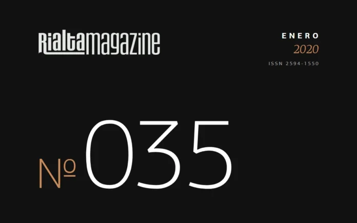 Rialta Magazine, Núm. 35, enero 2020