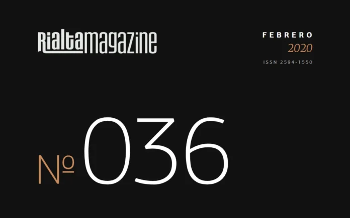 Rialta Magazine, Núm. 36, febrero 2020