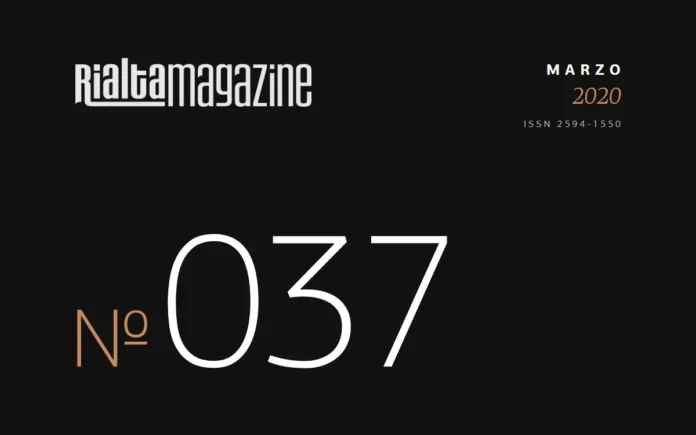 Rialta Magazine, Núm. 37, marzo 2020