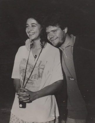 5 Molina con Mónica Sifuentes asistente de cámara en Molina s Culpa 1992 | Rialta
