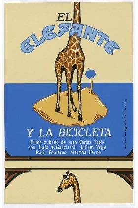 7 Cartel de El elefante y la bicicleta 1994 dir. Juan Carlos Tabío | Rialta