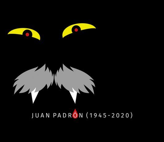 Cartel Juan Padrón (1947-2020), diseño Pilar Fernández Melo