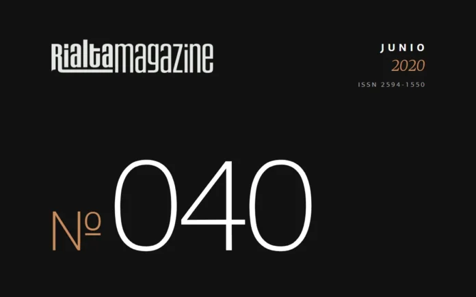 Rialta Magazine, Núm. 40, junio 2020