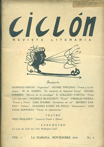 Ciclón, vol. 2, n. 6, noviembre, 1956