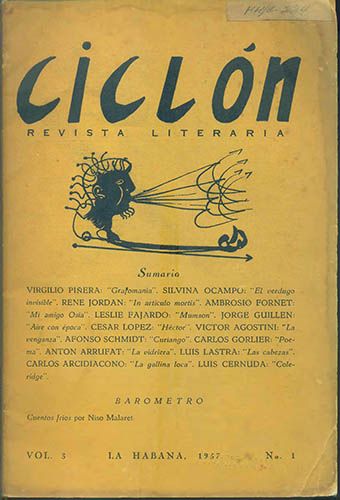 Ciclón, vol. 3, n. 1, enero-marzo, 1957