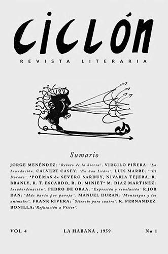 Ciclón, vol. 4, n. 1, enero-marzo, 1959
