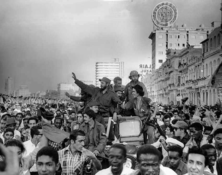 Entrada de Fidel Castro a La Habana el 8 de enero de 1959 FOTO Perfecto Romero | Rialta