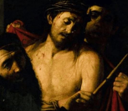 Detalle de ‘Ecce Homo’; atribuido a Caravaggio
