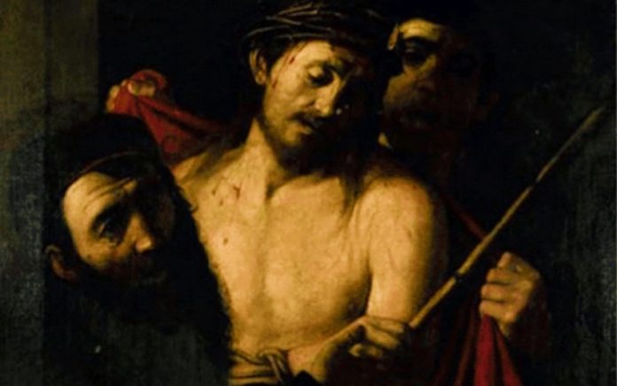 Detalle de ‘Ecce Homo’; atribuido a Caravaggio