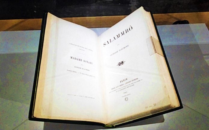 Edición original de la novela ‘Salambó’, de Gustave Flaubert (© Fabien Massin/76actu)