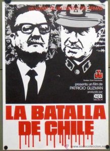 Cartel de la trilogía documental ‘La batalla de Chile’ (1975-1979); Patricio Guzmán