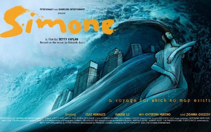 Poster de ‘Simone’ (2021); Betty Kaplan / Diseñador: Ángel Boligán