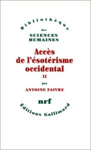 Cubierta de la edición Gallimard de ‘Accès de l'ésotérisme occidental’