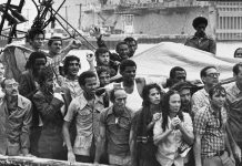 Emigrantes cubanos durante el éxodo del Mariel. THE NEW YORK TIMES
