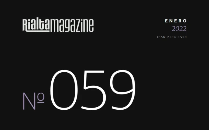 Rialta Magazine, Núm. 59, enero 2022