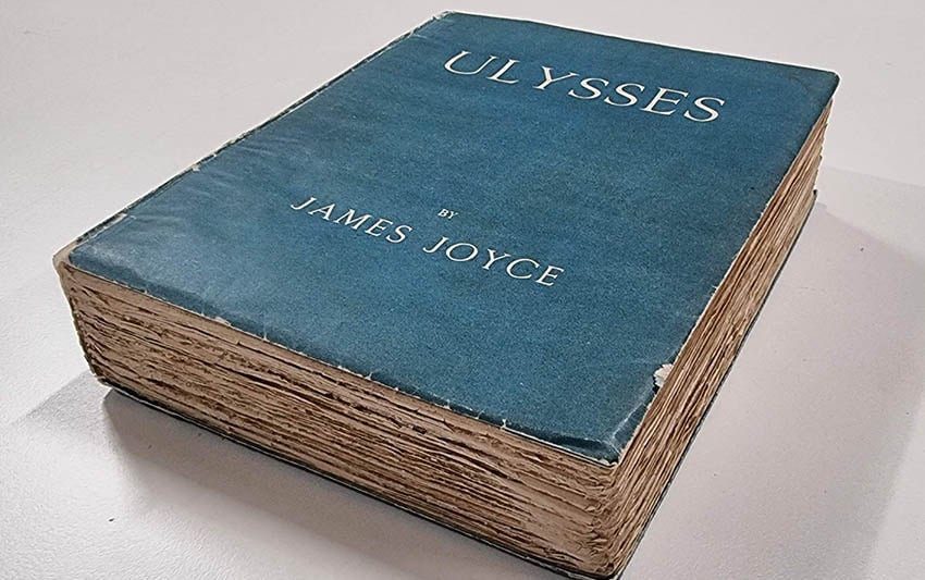 Primera edición del Ulysses, de James Joyce, 1922, publicada por Paris-Shakespeare