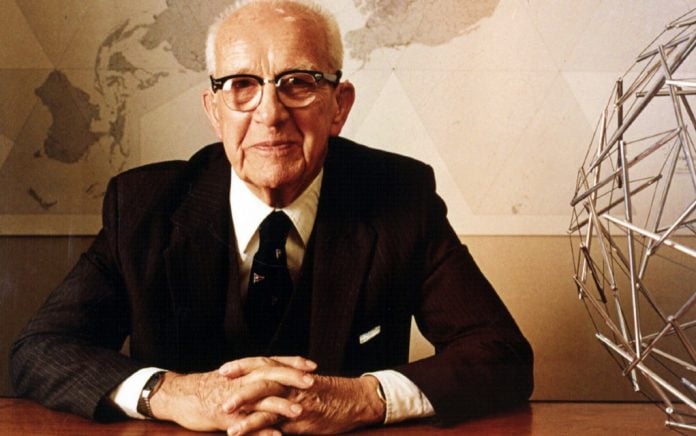 Richard Buckminster Fuller (Milton, Massachusetts, EE.UU., 1895 – Los Angeles, EE.UU., 1983) (FOTO: culturainquieta.com)
