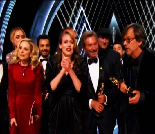 Premiación de ‘CODA’ en la gala de la edición 94 de los Premios Oscar (IMAGEN YouTube)