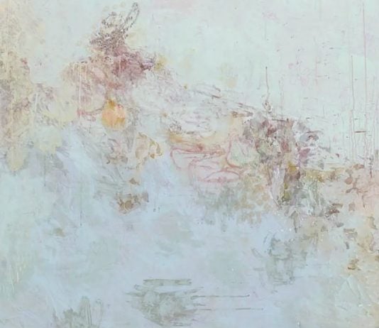 Detalle de ‘Looking for Mr. Turner’ (2018; acrílico sobre lienzo; 189 x 190 cm); Flavio Garciandía (IMAGEN www.mai36.com)
