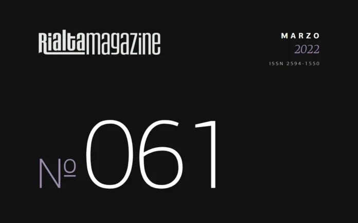 Rialta Magazine, Núm. 61, marzo 2022