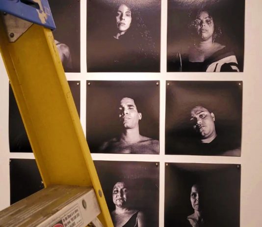 Retratos de Anyelo Troya. Exposición colectiva ‘Umbral’, desde este 5 de marzo en la Montserrat Contemporary Art Gallery, Nueva York (FOTO Facebook / Claudia Genlui Hidalgo)