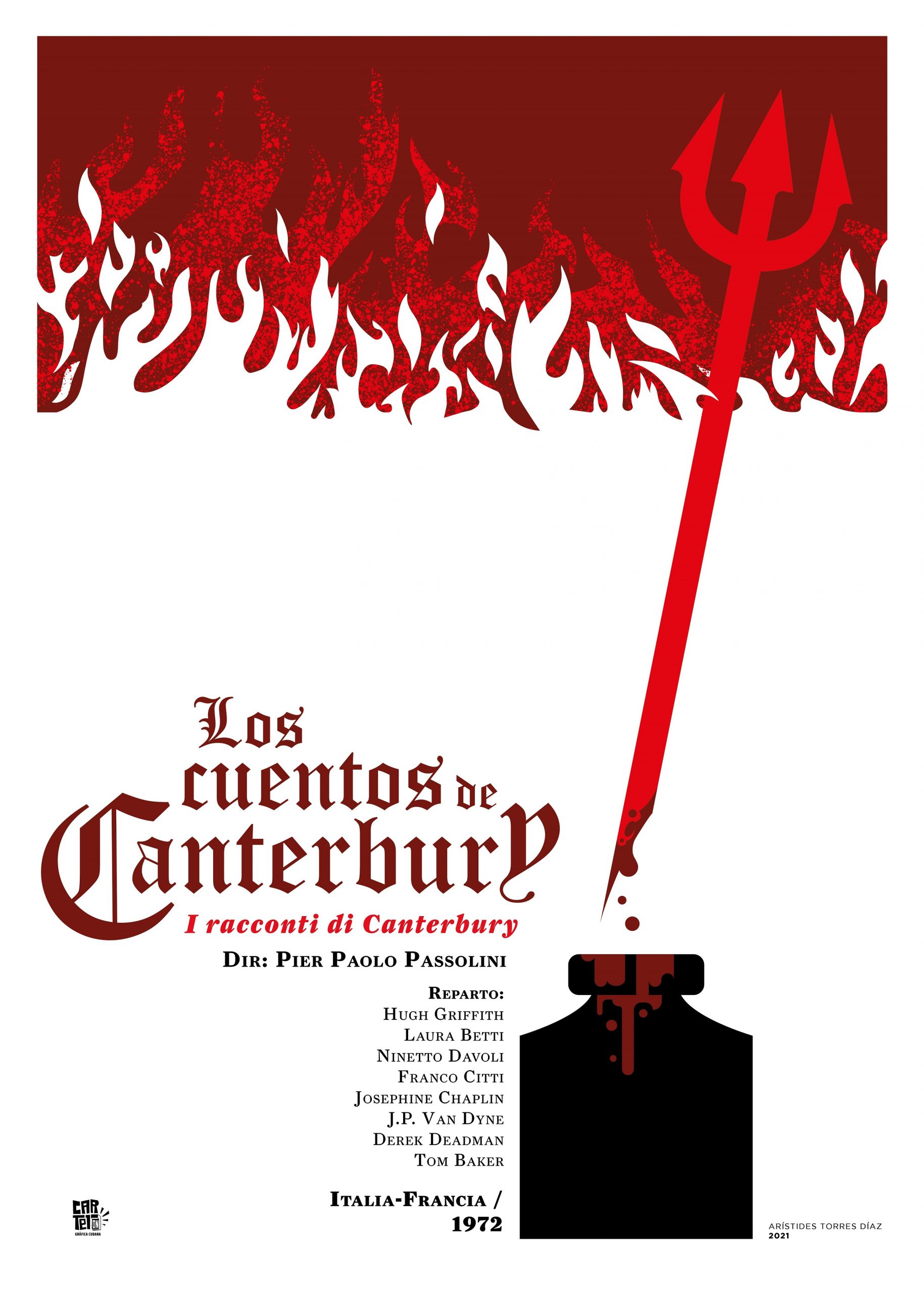 Cartel para el filme ‘Los cuentos de Canterbury’, 2022.