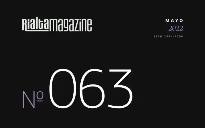 Rialta Magazine, Núm. 63, mayo 2022