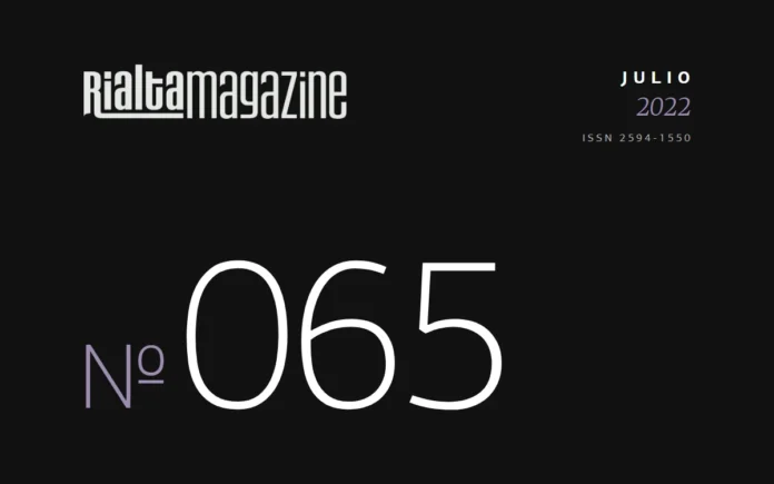 Rialta Magazine, Núm. 65, julio 2022