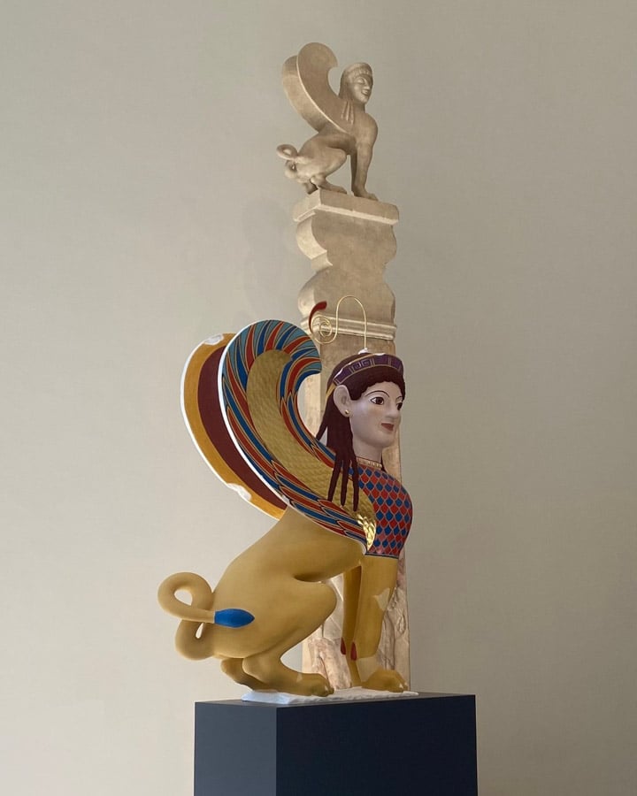 Representaciones de una esfinge. ‘Chroma: escultura antigua en color’.